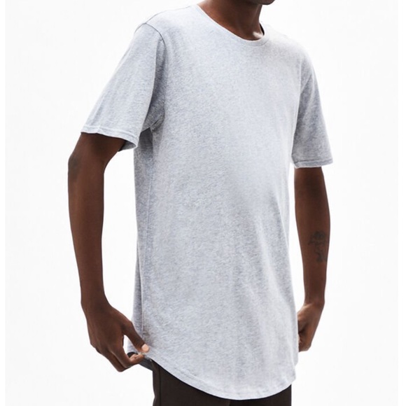 PacSun Other - Gray longer length tee on the byas sz M NWOT